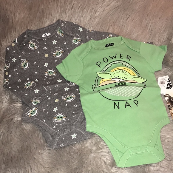 BABY BODYSUITS STAR WARS THE MANDALORIAN Size 12/18 months NWT! DISNEY